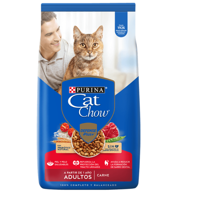 CAT CHOW / Carne / Gatos / Adulto / 15 kg