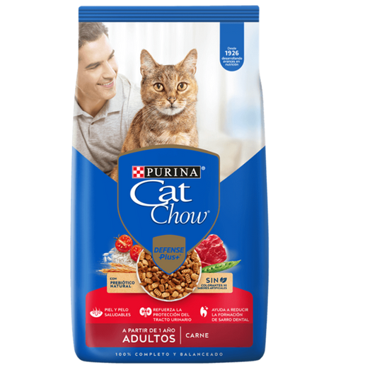 CAT CHOW / Carne / Gatos / Adulto / 15 kg