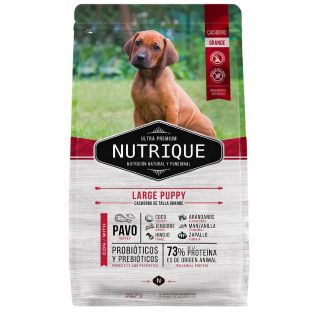 NUTRIQUE / Perros / Cachorro / Razas Grandes / 15 kg