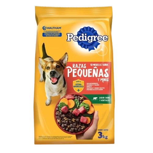 PEDIGREE / Perros / Adulto / Razas Pequeñas / 3 KG