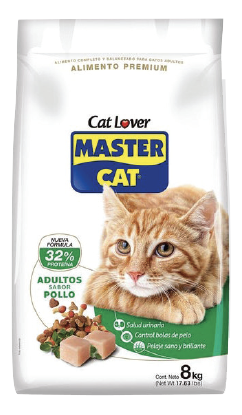 MASTER CAT / Gatos / Adulto / Pollo / 8 KG