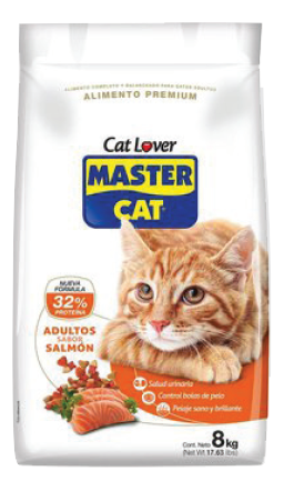 MASTER CAT / Gatos / Adulto / Salmon / 8 KG